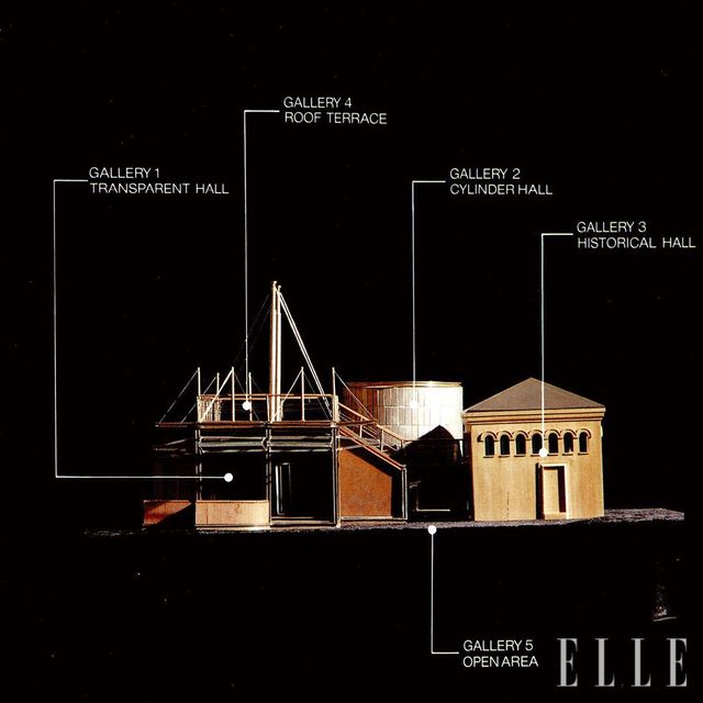 초기 한국관의 모습을 담은 모형. 