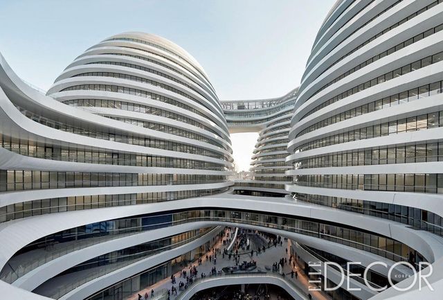 4개의 돔으로 이뤄진 중국 베이징의 ‘갤럭시 소호(Galaxy Soho)’. 