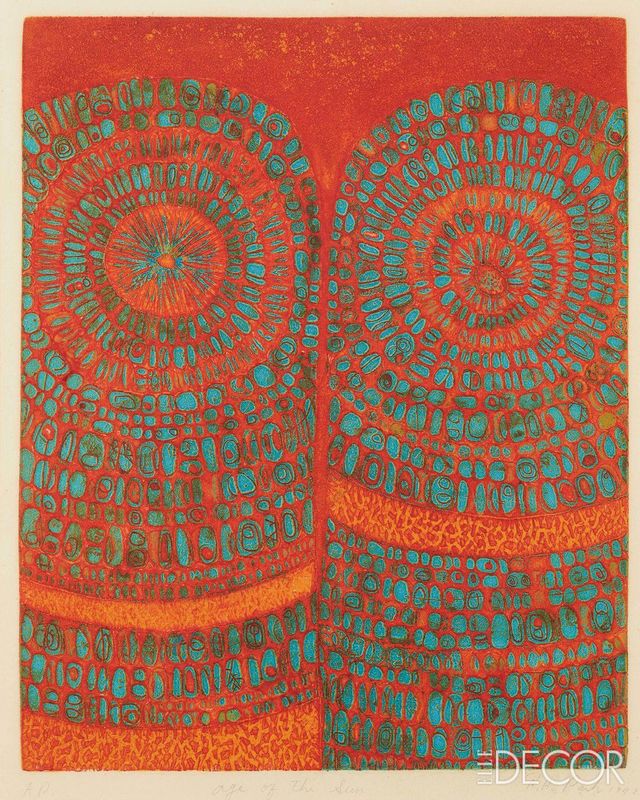 박래현, ‘태양의 시대’(1972).