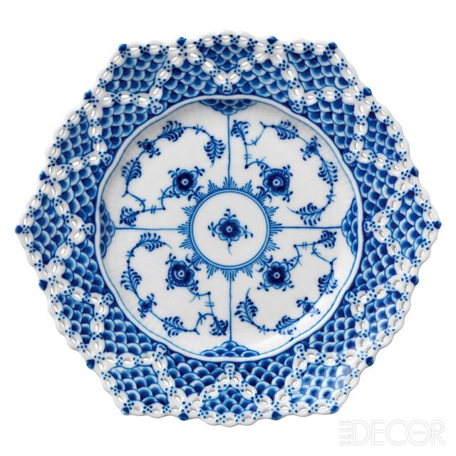 Blue Fluted Half Lace(1888).