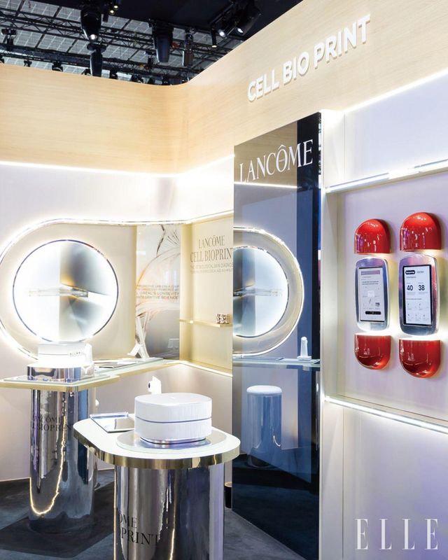 랑콤의 셀 바이오프린트 체험 존. 