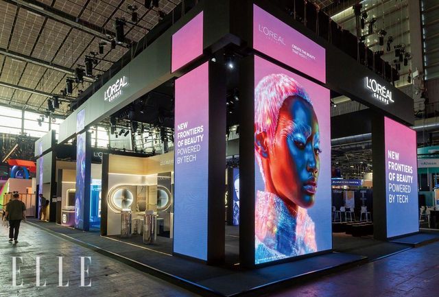 비바테크 2025의 로레알 그룹 부스 전경.
