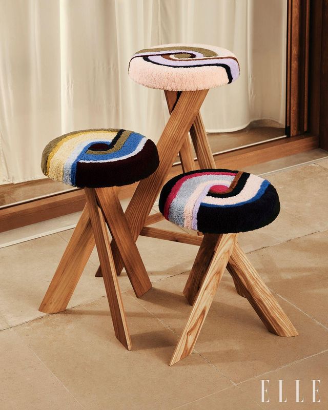 S31 라운드 스툴 이브 살로몬 에디션.