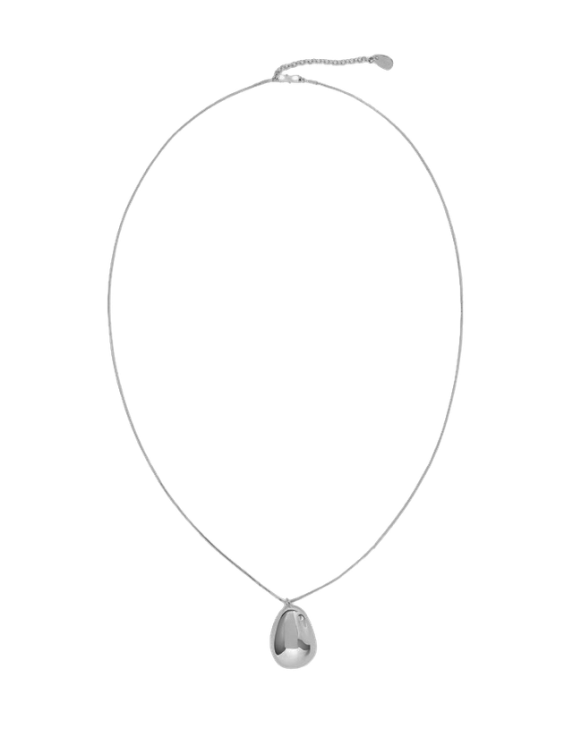 실버 플레이티드 펜던트 네크리스