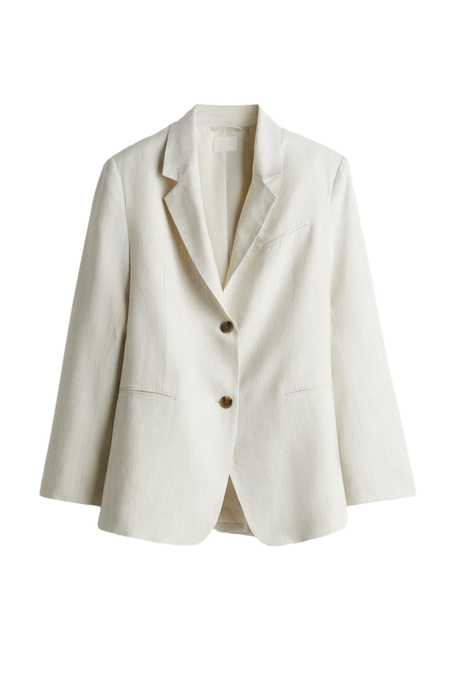 리넨 블렌드 재킷