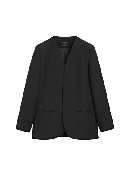 노치리스 린넨 블레이저