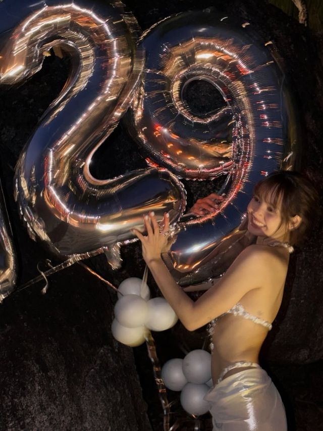 리사 생일파티 현장 