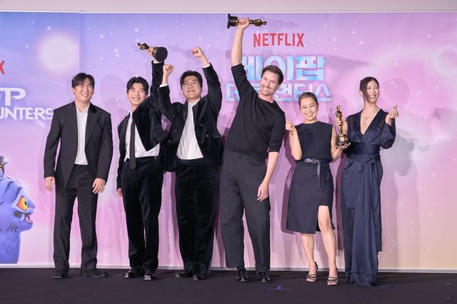 넷플릭스 〈케이팝 데몬 헌터스〉 아카데미 수상 기념 기자 간담회
