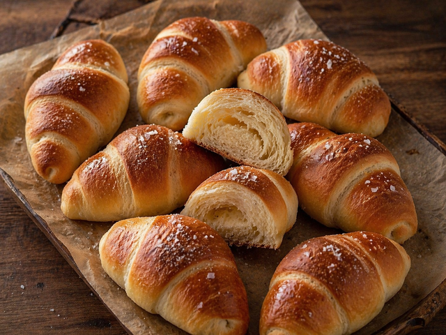 일본 시오빵에서 출발했지만 한국식 디저트로 새롭게 자리잡은 소금빵. // Chat GPT