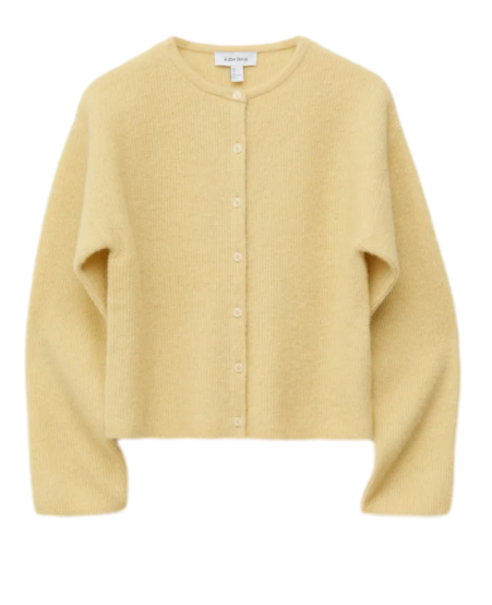 알파카 블렌드 니트 가디건