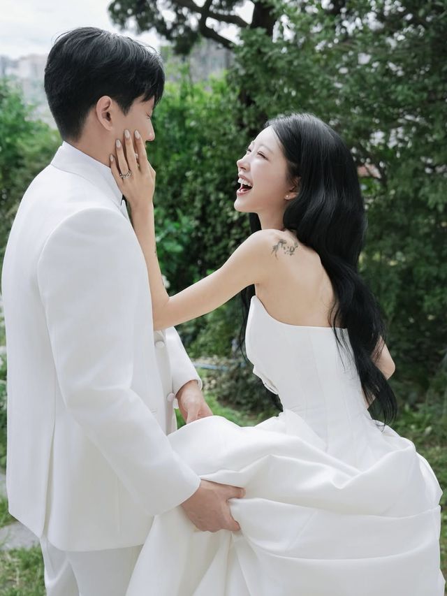 지난 16일 결혼한 최준희 