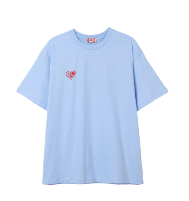 SMALL HEARTTRACK OVER FIT TEE