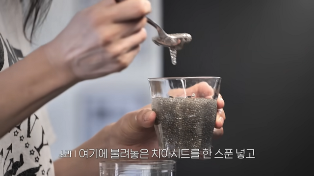 콩물 스무디 소개하는 이소라 