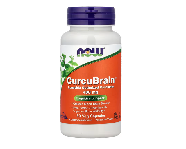 CurcuBrain™, 400mg, 베지 캡슐 50정, 3만원 대