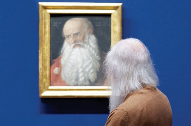 Stefan Draschan, from 〈People Matching Artworks〉, at Gesamtkunstwerk, Vienna.