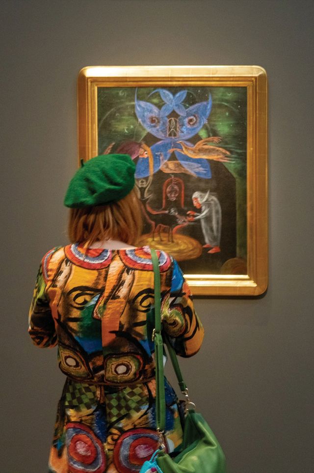 Stefan Draschan, from 〈People Matching Artworks〉, at Museumbarberini, Potsdam. 