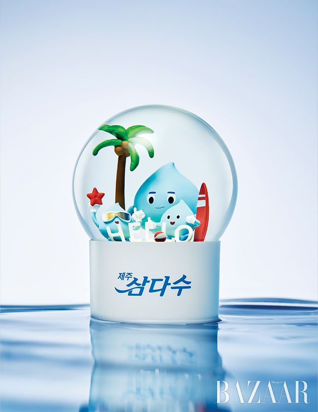 제주삼다수 친환경 굿즈 ‘사운드 스노우볼’.