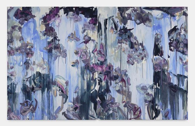 Jemima Murphy, Keeping June, 2024, Oil on linen, Diptych, overall 200x320cm, in Each panel 200x160cm © Courtesy of Jemima Murphy