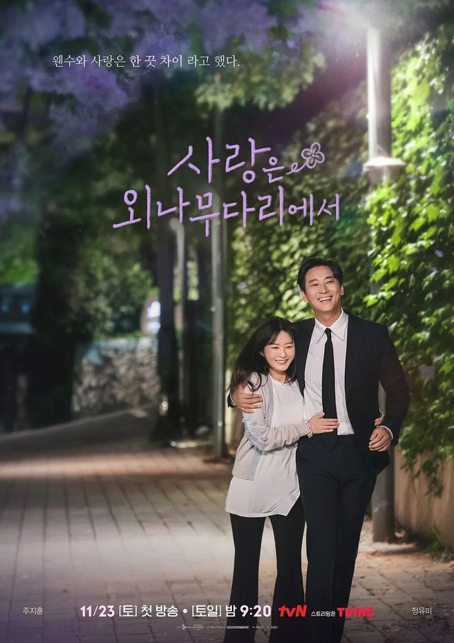 tvN 드라마 〈사랑은 외나무다리에서〉 포스터