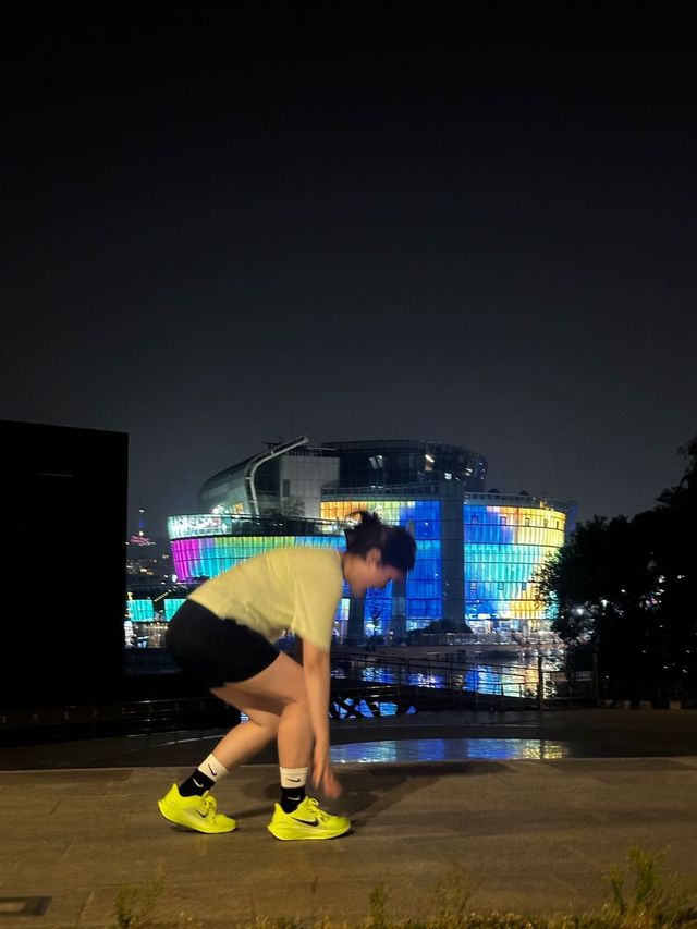 야간 러닝은 마스크 필수! 러닝 2회차 