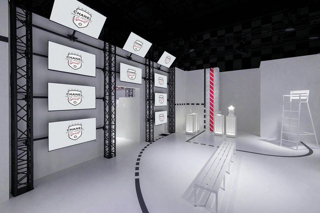 샤넬 ‘오뜨 조알러리 스포츠’ 전시장 전경.