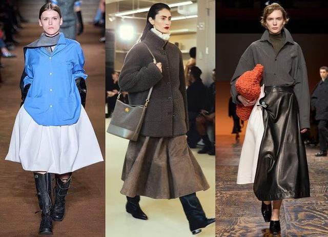 왼쪽부터: 미우 미우, 알투자라, 보테가 베네타