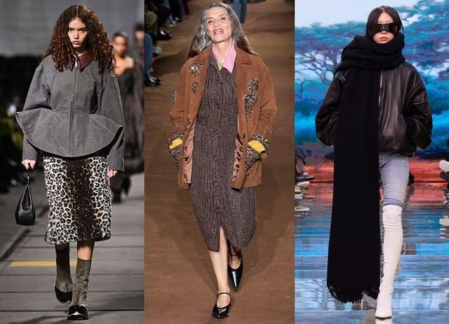 왼쪽부터: 알렉산더 맥퀸, 미우 미우, 발렌시아가