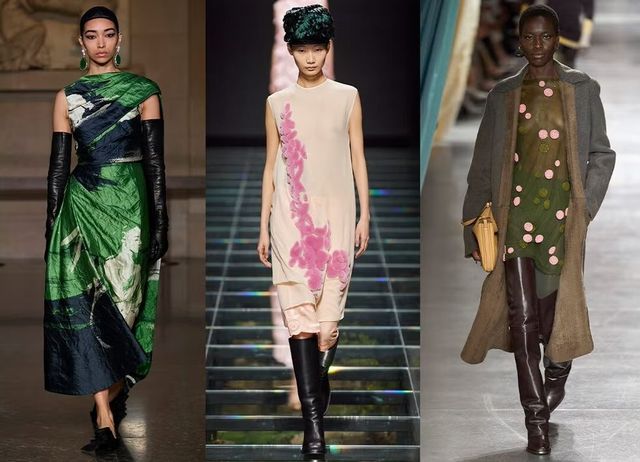 왼쪽부터: 에르뎀, 프라다, 펜디