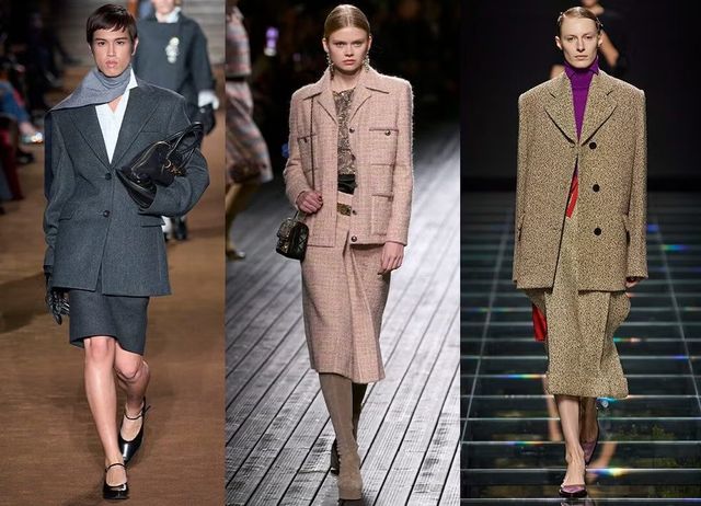 왼쪽부터: 미우 미우, 샤넬, 프라다