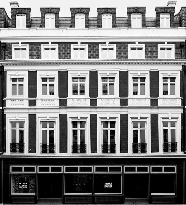 런던의 초창기 도버 스트리트 마켓.