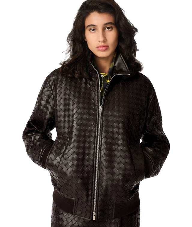 인트레치아토 가죽 블루종