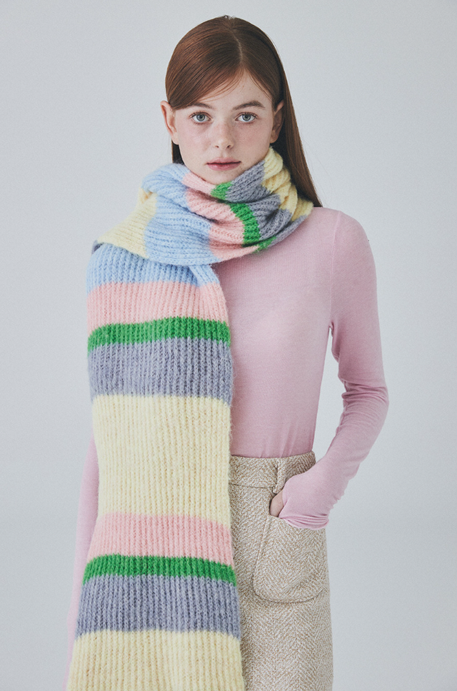 마조팩토리 컬러 스트라이프 머플러 8만 2천원대 