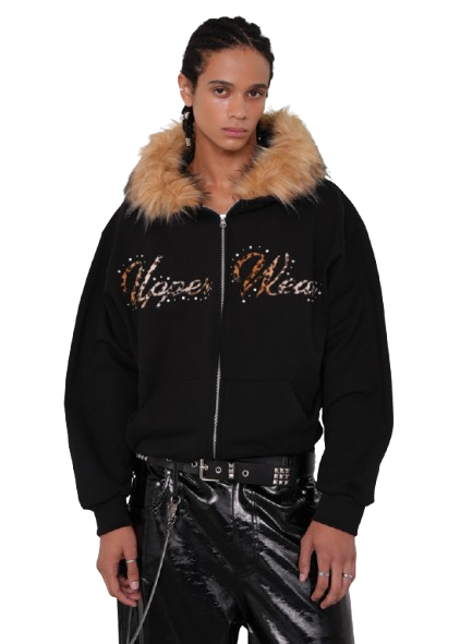 Upper wear zip-up hoodie