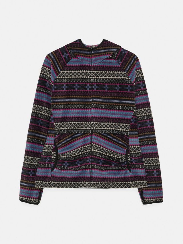 셔링 포켓 플리스 집업 후디