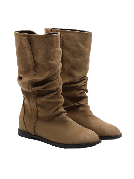 LEVO Suede Slouch Boots