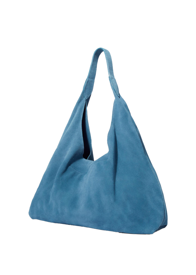 라지 스웨이드 토트 백