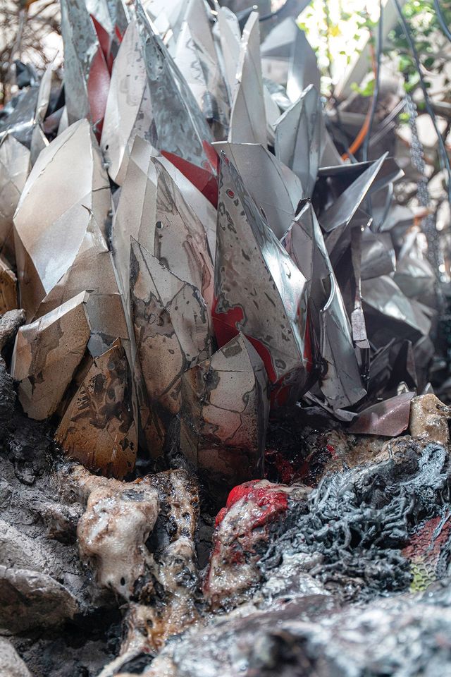 〈상상의 종말 I〉 디테일 이미지. 사진: 남서원. 제공: 아트선재센터. ⓒ 2025. Art Sonje Center all rights reserved.