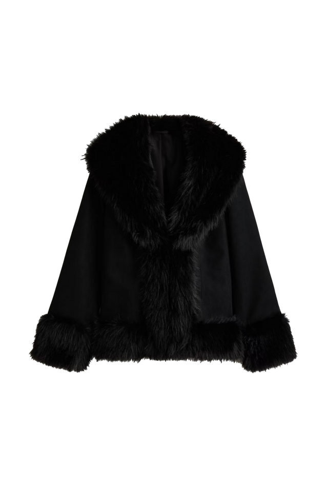 플러피 트리밍 재킷