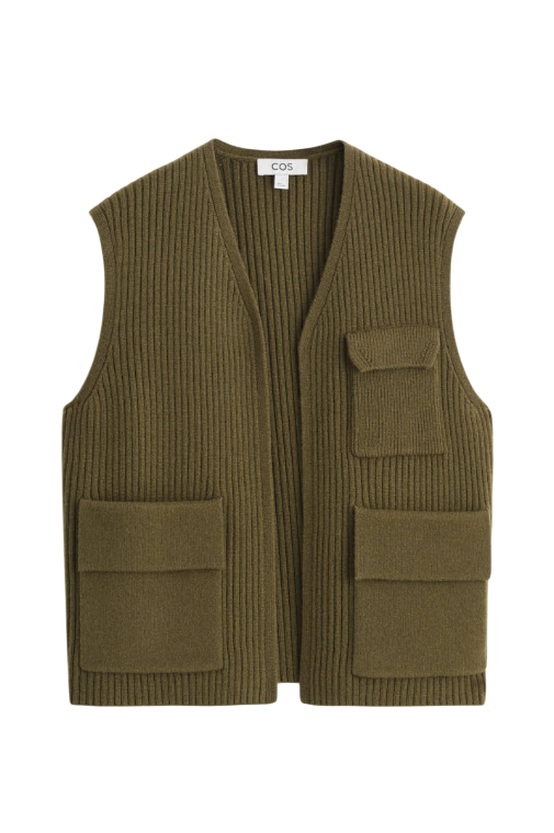 리브드 메리노 울 유틸리티 베스트