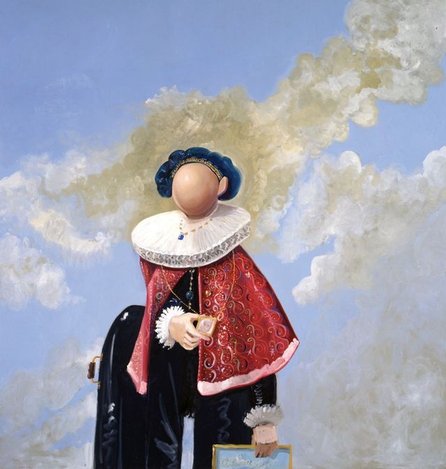 George Condo, 〈The Portable Artist〉, 1995, Private collection. ⓒ ADAGP