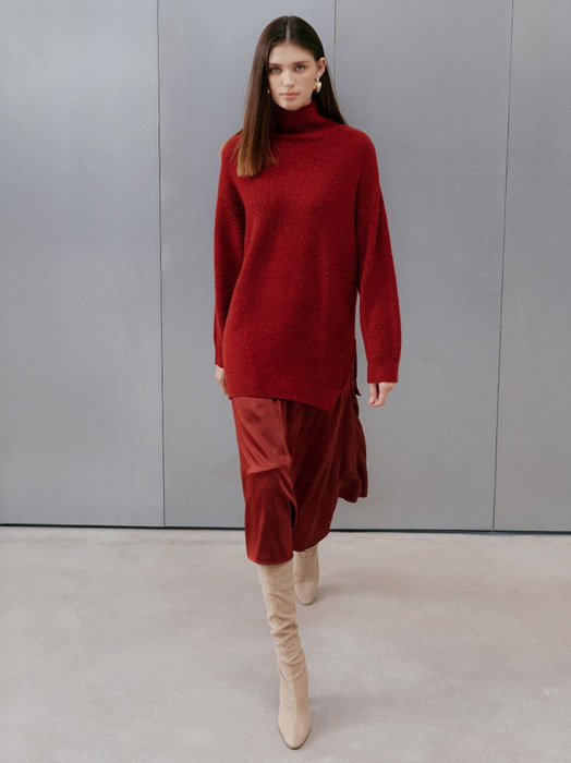 바니스 뉴욕 니트 사틴 스커트 원피스 16만9천원 