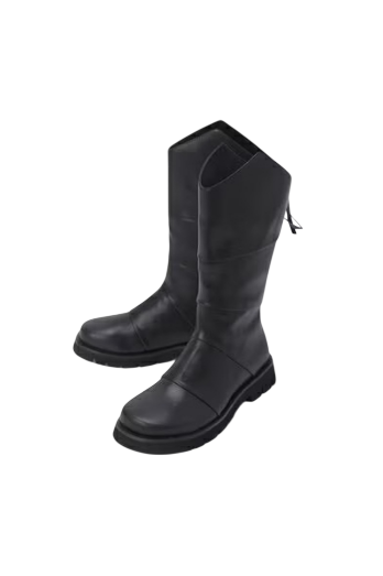 통굽 미들 부츠