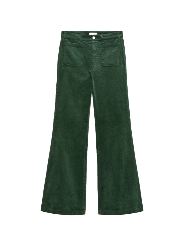 LUPINE 플레어 코듀로이 진