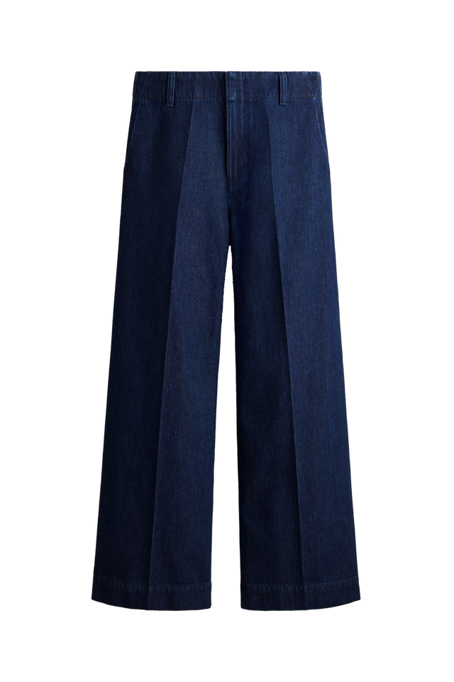 하이웨이스트 와이드 진