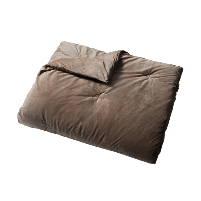 발열 온감 극세사 차렵이불 SS 브라운