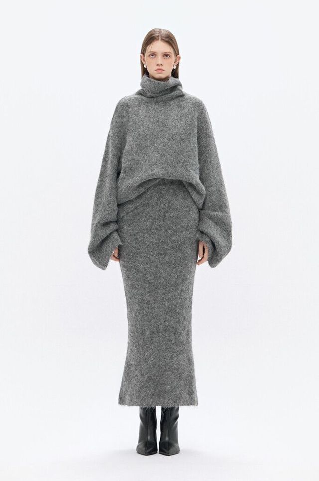 니트 튜브 스커트 17만원