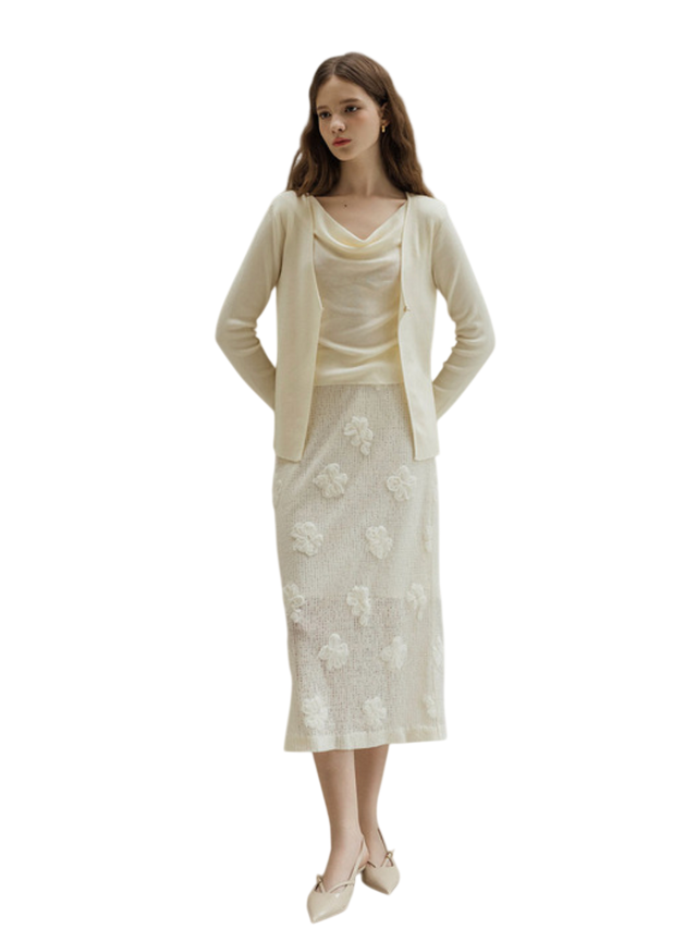 Fleur knit skirt