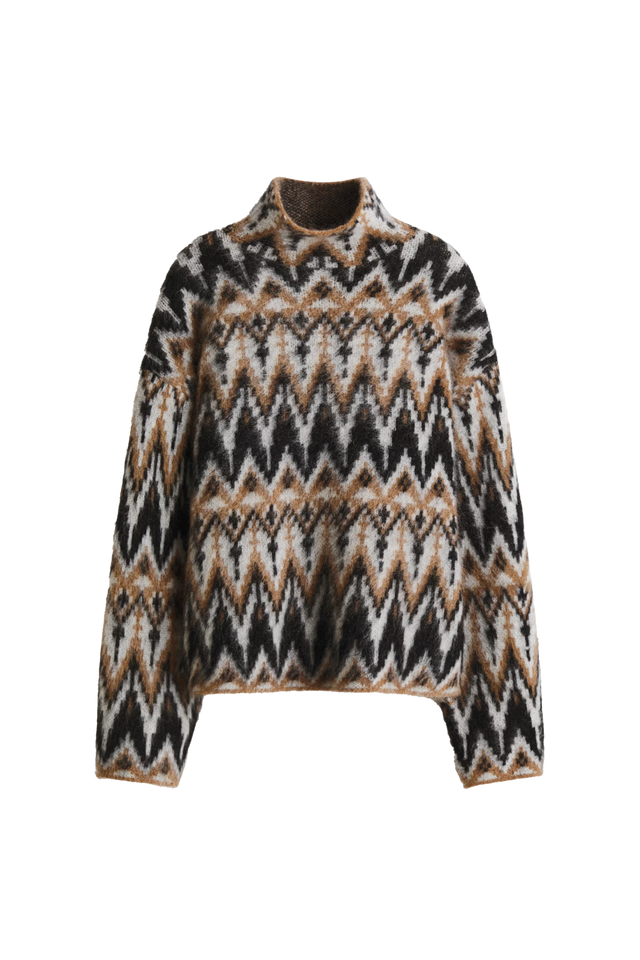 모헤어 블렌드 터틀넥 스웨터