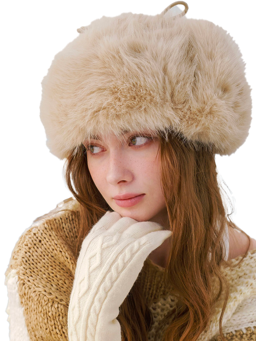Lorena shapka fake fur cap
