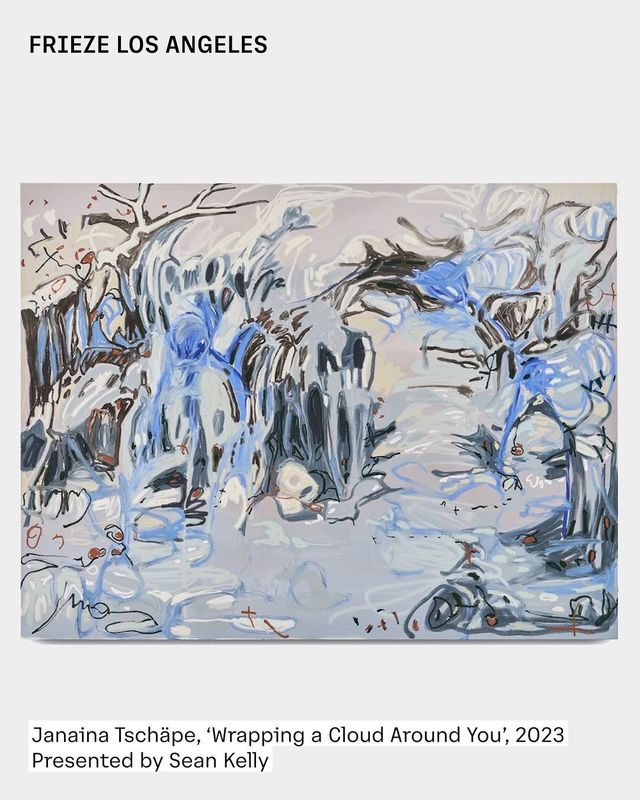 야나이나 챠페, 'Wrapping a Cloud Around You', 2023 / 출처 frieze